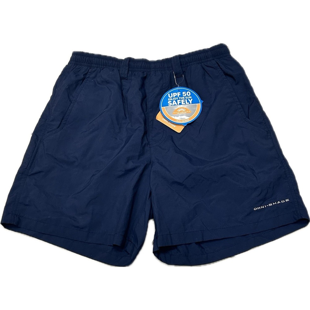 Columbia Backcast III Water Shorts UPF 50 Sun Protection Navy Blue. Small. NWT